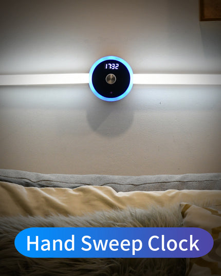 Smart Cabinet Light Clock Timing Sensor Light Abnehmbares LED-Garderobenlicht Manuelles Sweep-Schalterlicht - ellashop.store