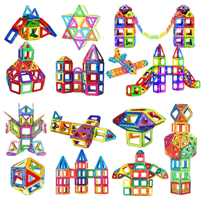 Magnetische Bausteine DIY Magnete Spielzeug für Kinder Designer Bau Set Geschenke für Kinder Spielzeug - ellashop.store