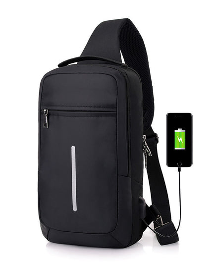 Diebstahlsichere USB-Lade-Brusttasche mit - ellashop.store