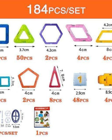 Magnetische Bausteine DIY Magnete Spielzeug für Kinder Designer Bau Set Geschenke für Kinder Spielzeug - ellashop.store