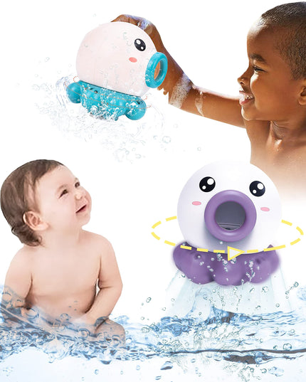 Oktopus-Brunnen, Badespielzeug, Wasserstrahl, rotierende Dusche, Badezimmerspielzeug, Sommer-Wasserspielzeug, Sprinkler, Strandspielzeug, Kinder-Wasserspielzeug - ellashop.store