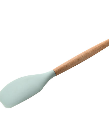 Küchengeschirr aus Silikon mit Holzgriff - ellashop.store