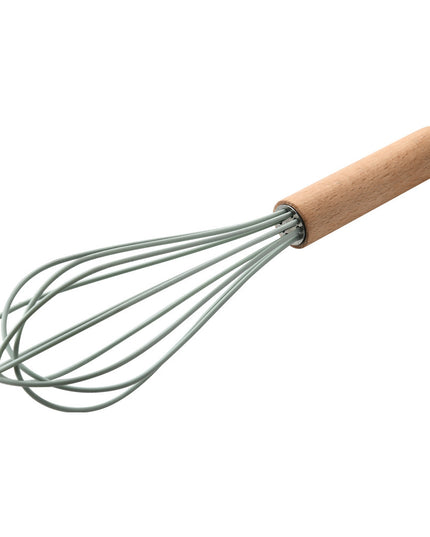 Küchengeschirr aus Silikon mit Holzgriff - ellashop.store