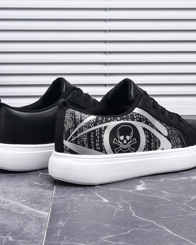 Plus Size Mode weiße Leder Damenschuhe - ellashop.store