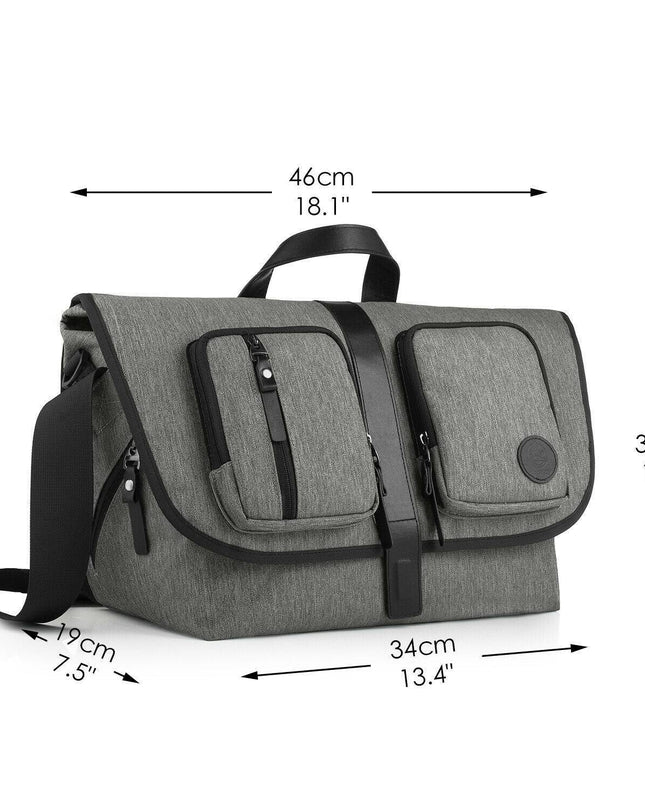Wickel-Umhängetasche, große Messenger-Wickeltasche für Väter mit 17 Taschen - ellashop.store