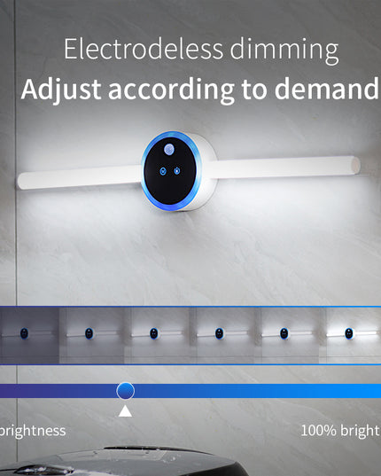 Smart Cabinet Light Clock Timing Sensor Light Abnehmbares LED-Garderobenlicht Manuelles Sweep-Schalterlicht - ellashop.store