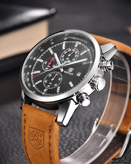 Mode Casual Uhr Herren Uhren Männer Luxus Marke Quarz Uhr Business Leder herren Uhren Uhr - ellashop.store