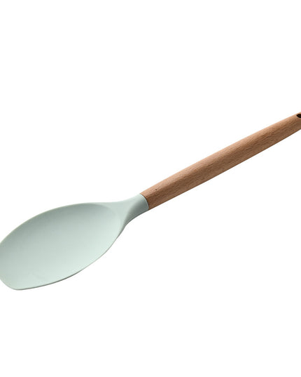 Küchengeschirr aus Silikon mit Holzgriff - ellashop.store