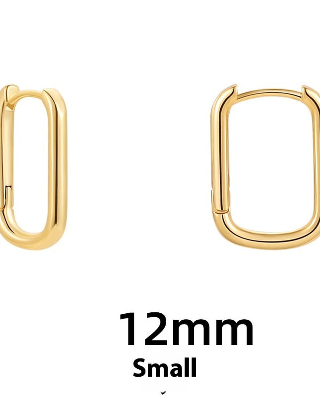 Women's Simple Hollow Five-pointed Star Heart Earrings - ellashop.store