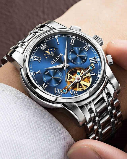 Vollautomatische, wasserdichte, mechanische Herrenuhr - ellashop.store