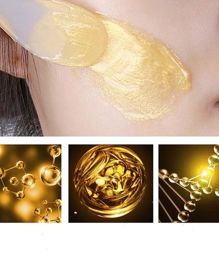 Feuchtigkeitsspendende Abreißmaske mit Goldfolie und Schneckenmotiv - ellashop.store