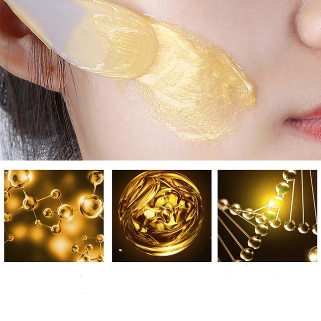 Feuchtigkeitsspendende Abreißmaske mit Goldfolie und Schneckenmotiv - ellashop.store