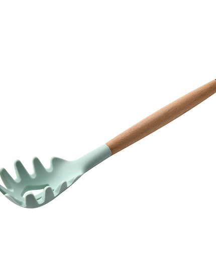 Küchengeschirr aus Silikon mit Holzgriff - ellashop.store