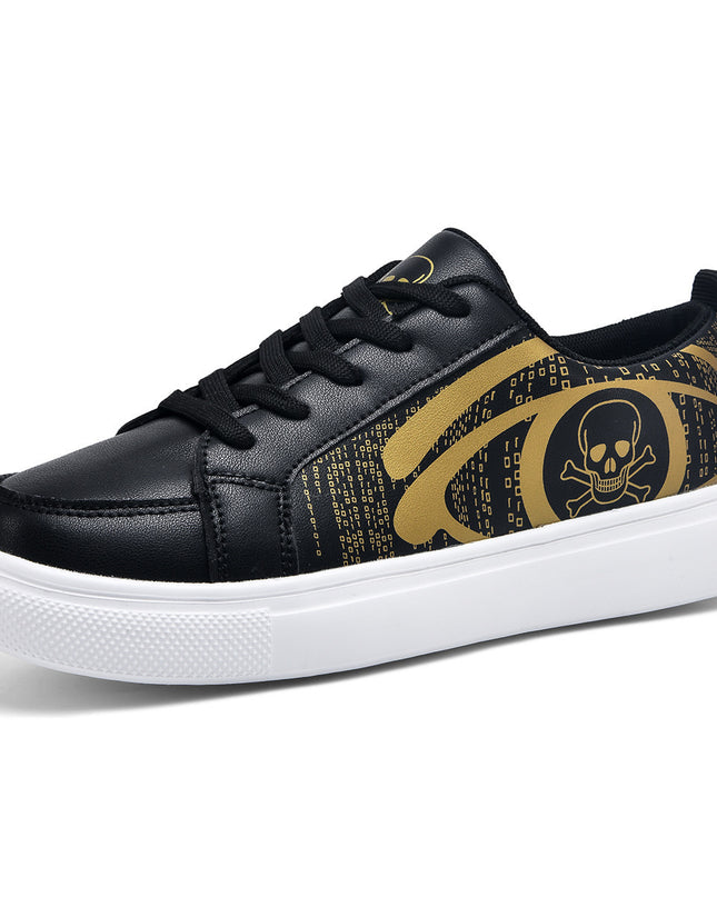 Plus Size Mode weiße Leder Damenschuhe - ellashop.store