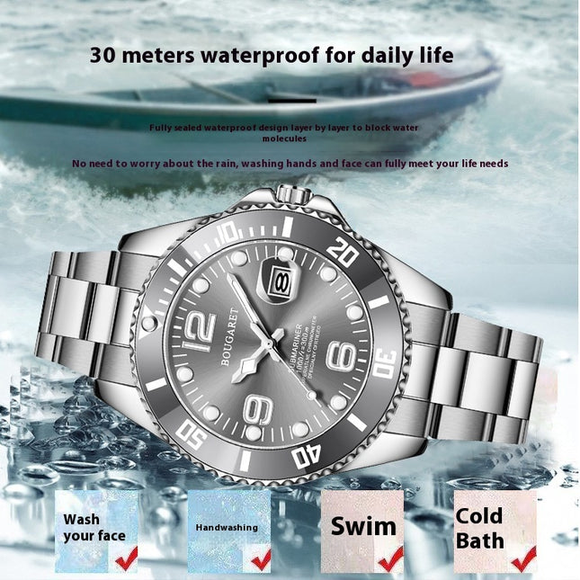 Automatische, fälschungssichere, wasserdichte, mechanische Sportuhr - ellashop.store