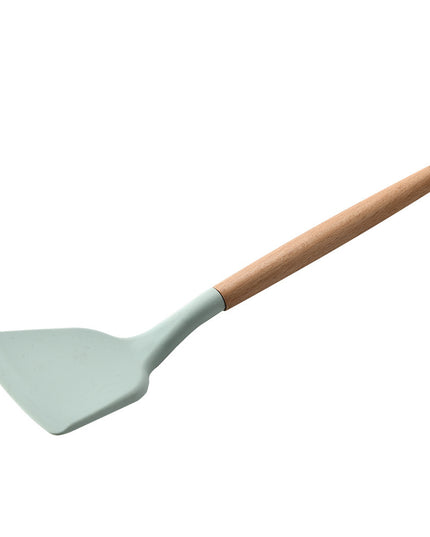 Küchengeschirr aus Silikon mit Holzgriff - ellashop.store