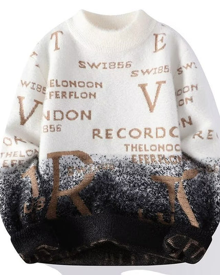 Halber Rollkragenpullover Einfacher hübscher Pullover Sweat - ellashop.store