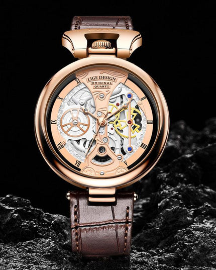 Herrenuhr, modische, wasserdichte Armbanduhr - ellashop.store