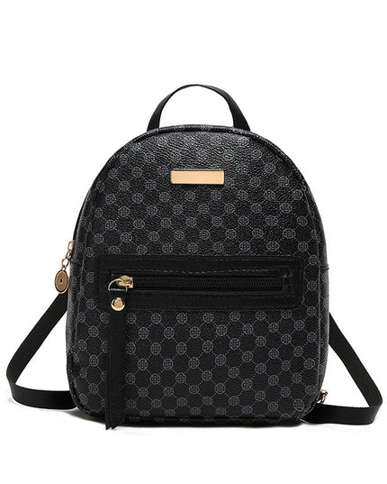 Lässiger Rucksack mit dekorativem Punktmuster und Pailletten für Damen - ellashop.store