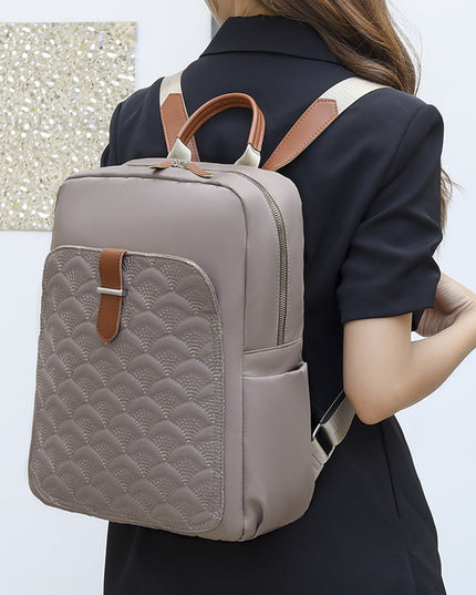 Neu Mode Retro Fisch Muster Einfache Rucksack Große Kapazität - ellashop.store