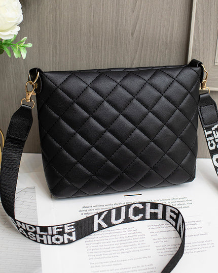 Kleine Umhängetasche Für Frauen Trend Lingge Stickerei Weibliche Schulter Taschen Mode Kette Damen Umhängetasche Geldbörse - ellashop.store
