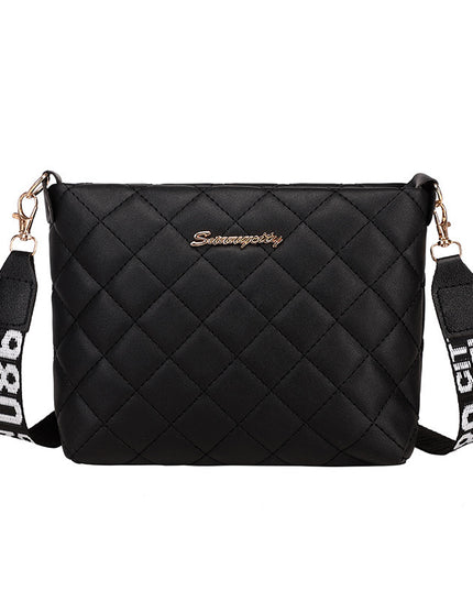 Kleine Umhängetasche Für Frauen Trend Lingge Stickerei Weibliche Schulter Taschen Mode Kette Damen Umhängetasche Geldbörse - ellashop.store