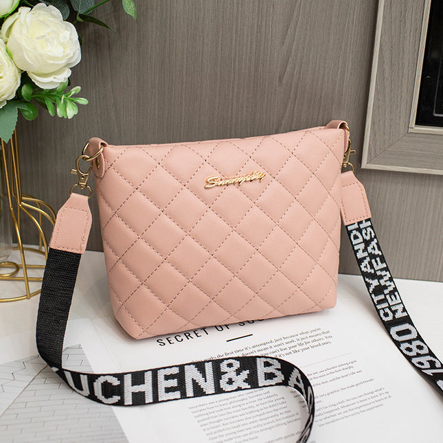 Kleine Umhängetasche Für Frauen Trend Lingge Stickerei Weibliche Schulter Taschen Mode Kette Damen Umhängetasche Geldbörse - ellashop.store