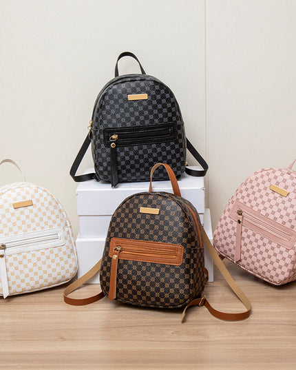 Lässiger Rucksack mit dekorativem Punktmuster und Pailletten für Damen - ellashop.store