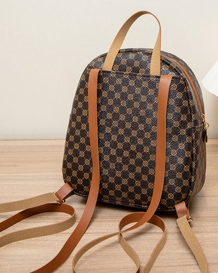 Lässiger Rucksack mit dekorativem Punktmuster und Pailletten für Damen - ellashop.store