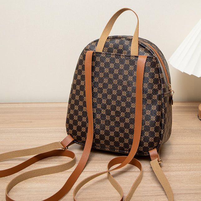 Lässiger Rucksack mit dekorativem Punktmuster und Pailletten für Damen - ellashop.store