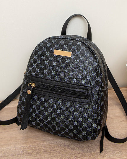 Lässiger Rucksack mit dekorativem Punktmuster und Pailletten für Damen - ellashop.store