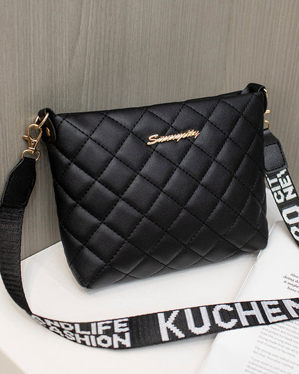 Kleine Umhängetasche Für Frauen Trend Lingge Stickerei Weibliche Schulter Taschen Mode Kette Damen Umhängetasche Geldbörse - ellashop.store