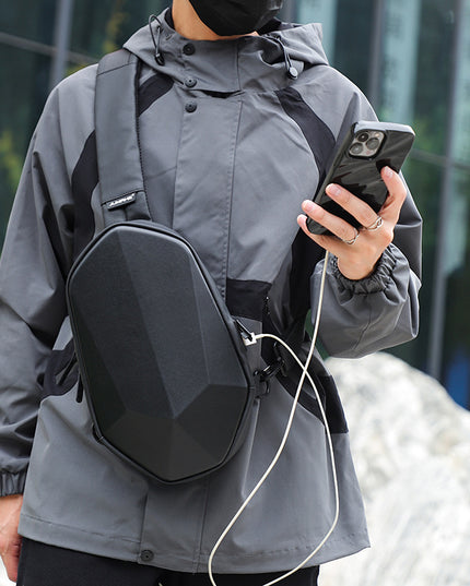 Neue Outdoor-Sport-Umhängetasche mit Schultergurt, lässig, für unterwegs, tragbare Brusttasche - ellashop.store