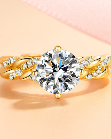 Europäischer und amerikanischer Internet-Hot-Fashion-Zirkon-Ring für Frauen - ellashop.store