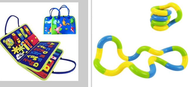 Neues Beschäftigt-Buch, Beschäftigt-Brett für Kinder, Anziehen und Zuknöpfen, Lernen, Baby, frühe Bildung, Vorschule, sensorisches Lernspielzeug - ellashop.store