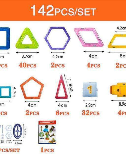 Magnetische Bausteine DIY Magnete Spielzeug für Kinder Designer Bau Set Geschenke für Kinder Spielzeug - ellashop.store