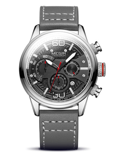 Multifunktionale Sport-Militäruhr, Chronograph, Kalender, Quarzuhr - ellashop.store