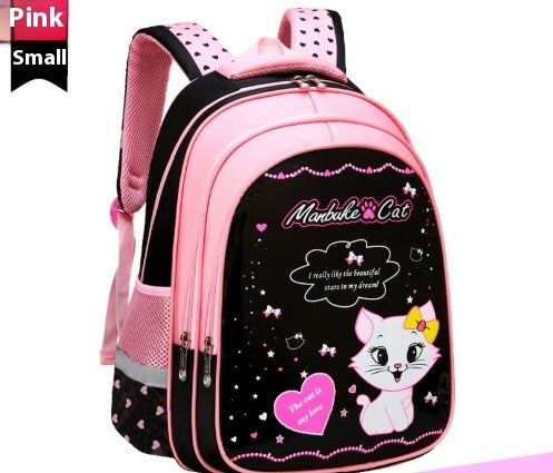 Kinder-Schulrucksack mit süßem Katzen-Print - ellashop.store